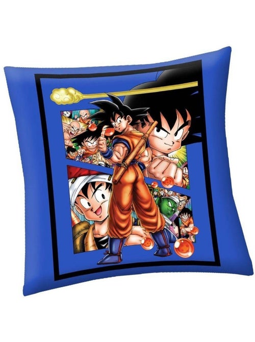 Coussin décoratif 40 x 40 cm 'Dragon Ball Z' 3D polyester multicolore - Kiabi