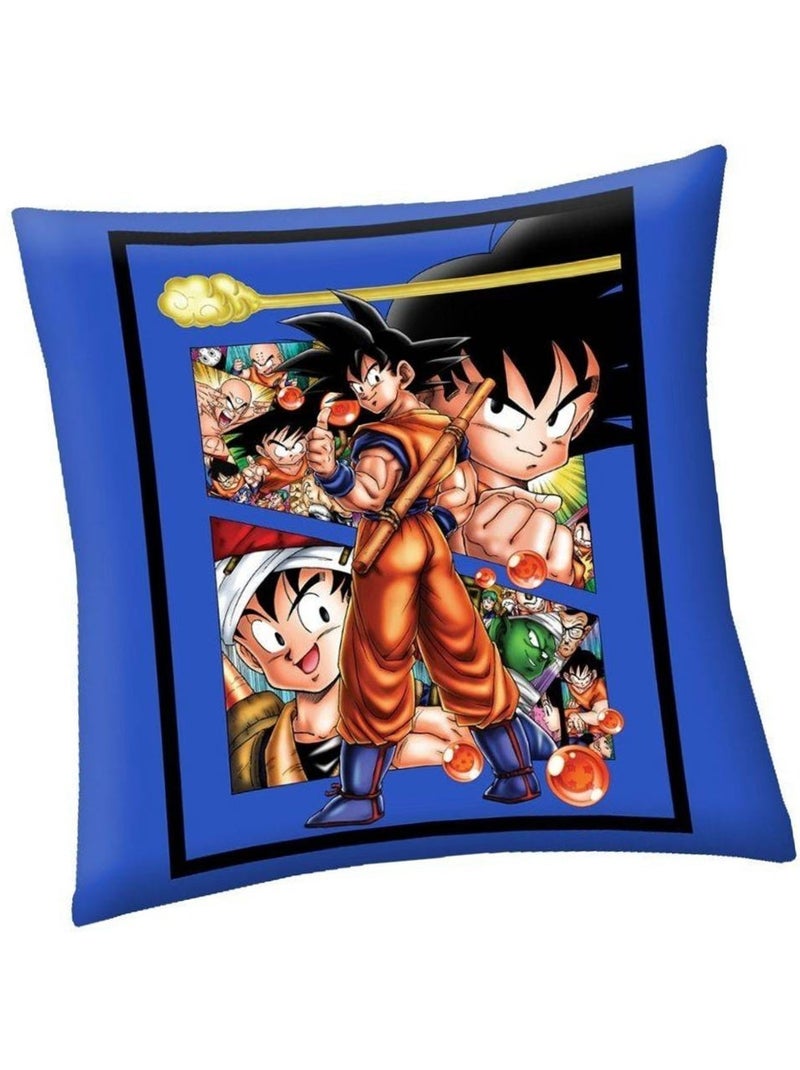 Coussin décoratif 40 x 40 cm 'Dragon Ball Z' 3D polyester multicolore Multicolore - Kiabi