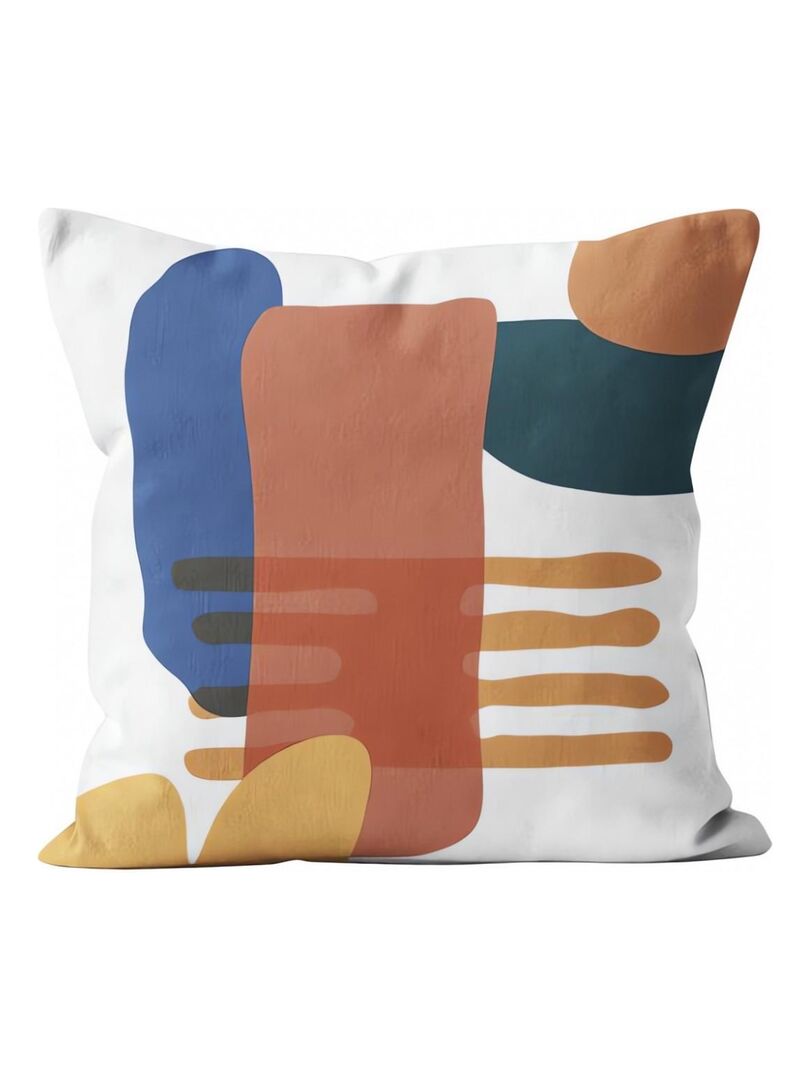 Soleil d'ocre Cuscini di Chaise, Cotone, Blu, 40 x 40 cm