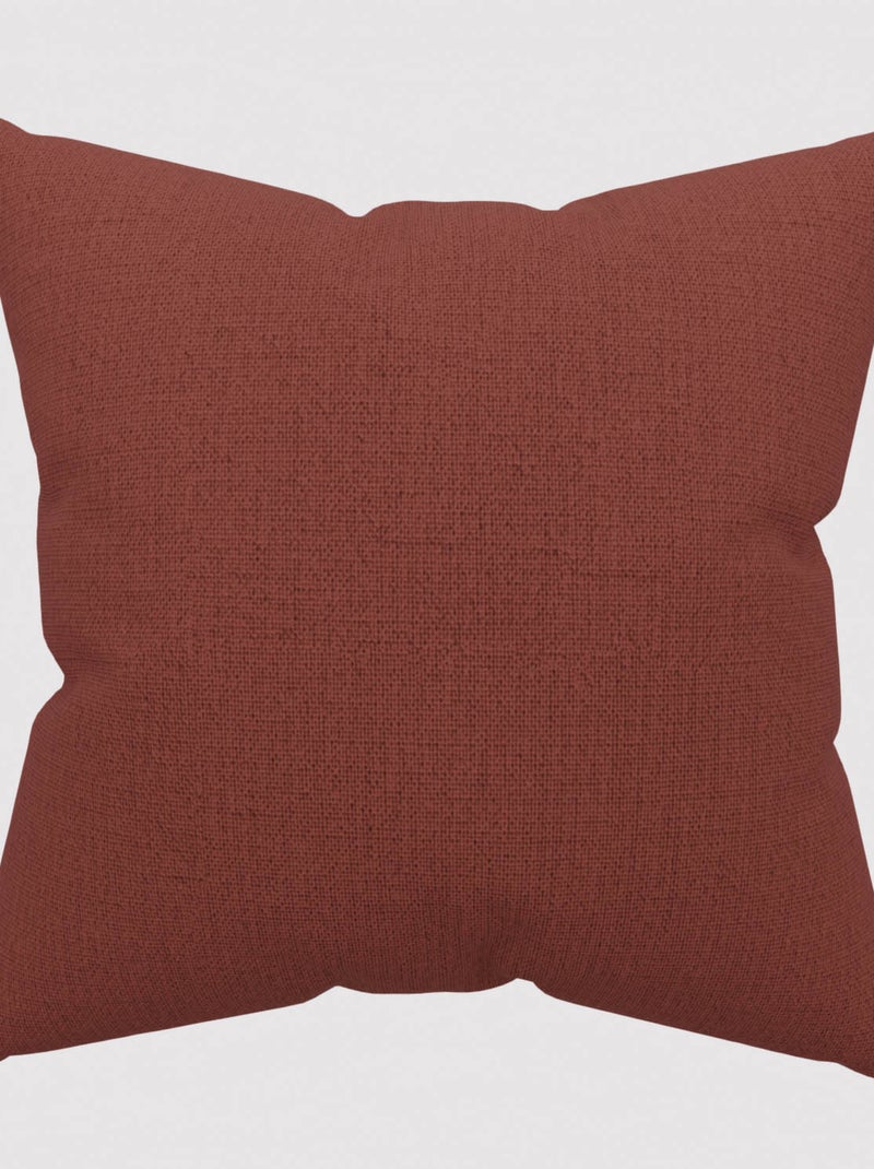 Coussin décoratif 45x45 cm Eclipse, par Soleil d'ocre Rouge brique - Kiabi