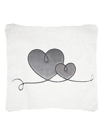 Coussin décoratif à motif cœur