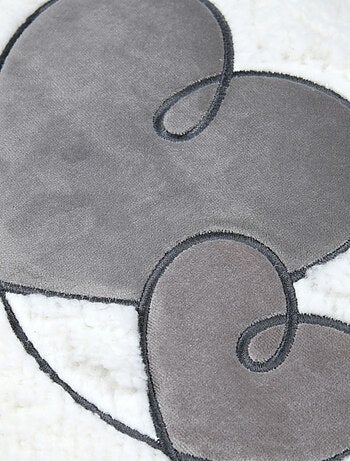 Coussin décoratif à motif cœur