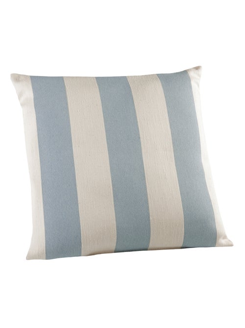 Coussin décoratif à rayures bicolores au rendu satiné - Kiabi Coussin décoratif à rayures bicolores au rendu satiné - Kiabi