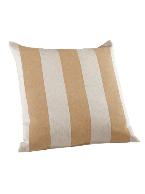 Coussin décoratif à rayures bicolores au rendu satiné - Kiabi Coussin décoratif à rayures bicolores au rendu satiné - Kiabi