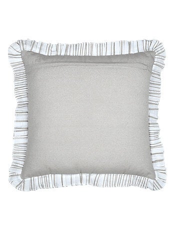 Coussin décoratif à rayures verticales