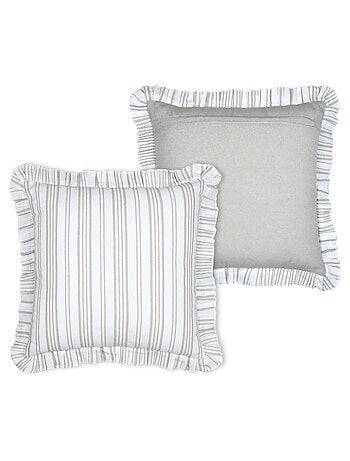 Coussin décoratif à rayures verticales