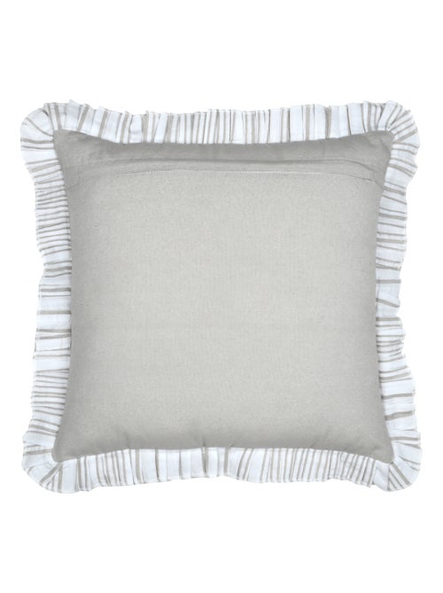 Coussin décoratif à rayures verticales - Kiabi
