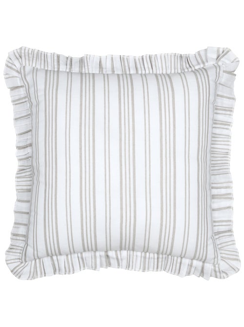 Coussin décoratif à rayures verticales - Kiabi