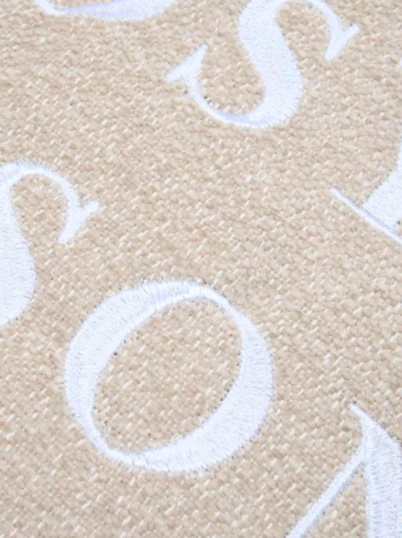 Coussin décoratif avec message brodé "Cosy Season" Beige - Kiabi