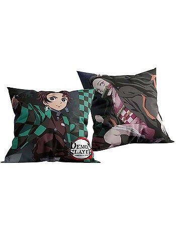Coussin décoratif carré 'Demon Slayer' 40 x 40 cm – Polyester