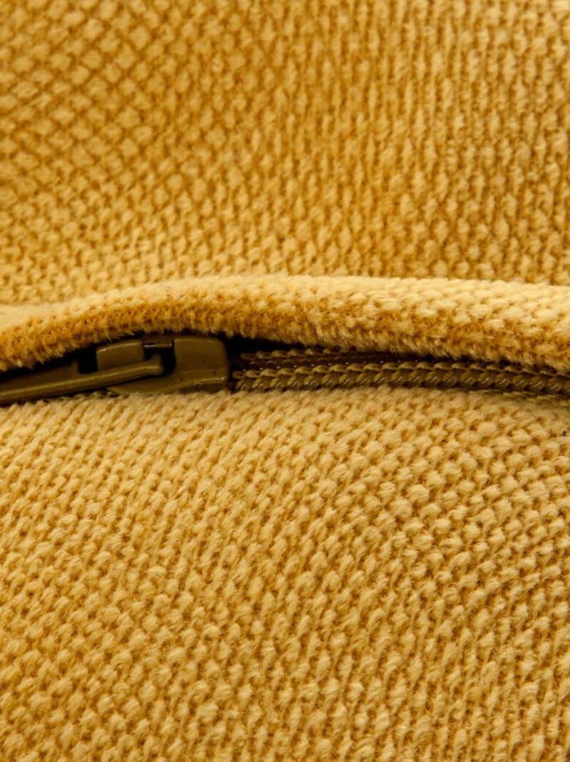 Coussin décoratif carré LILOU Jaune - Kiabi