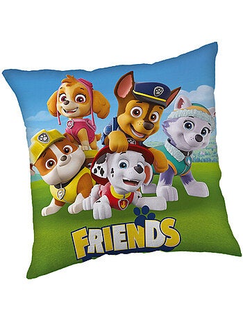 Coussin décoratif carré 'Pat Patrouille' microfibre 40 x 40 cm Pat'Patrouille