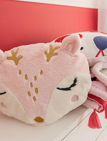 Coussin décoratif Catimini cerf pour enfant - 100% Polyester tout doux