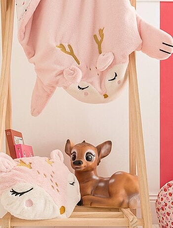 Coussin décoratif Catimini cerf pour enfant - 100% Polyester tout doux