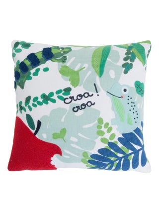 Coussin décoratif Catimini motif forêt - 100% Coton