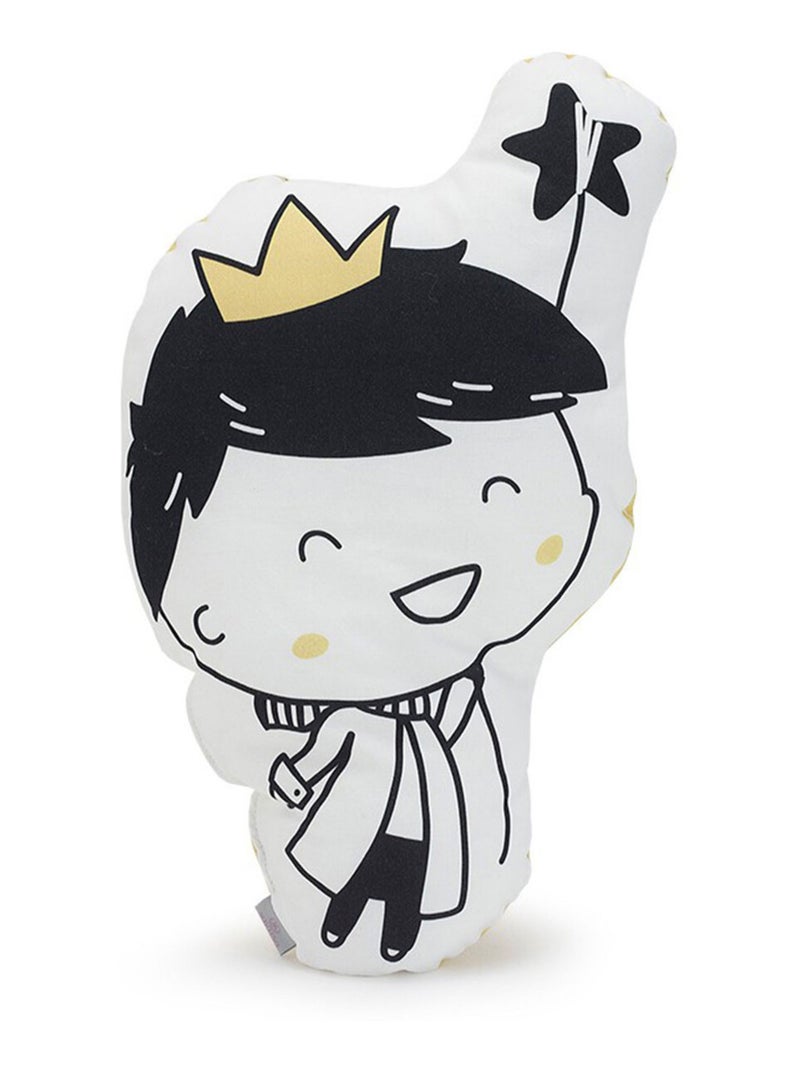 Coussin décoratif chambre enfant, Mon Prince SEVIRA KIDS Blanc - Kiabi