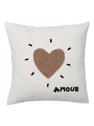 Coussin décoratif cœur « Amour »