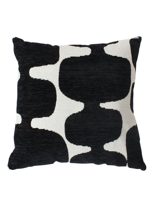 Coussin décoratif déhoussable jacquard motif moderne - Kiabi