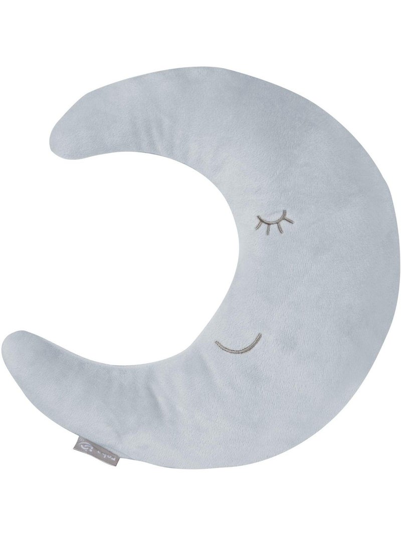 Coussin décoratif demi-lune pour chambre d'enfant 'Roba roba Style' Bleu clair - Kiabi