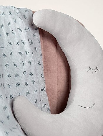Coussin décoratif demi-lune pour chambre d'enfant 'Roba roba Style'