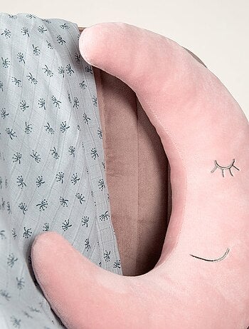 Coussin décoratif demi-lune pour chambre d'enfant 'Roba roba Style'