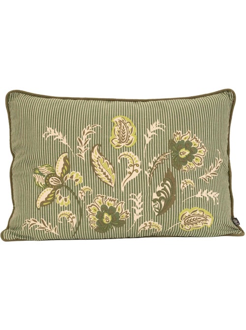 Coussin décoratif en polylin motif floral - Kiabi Coussin décoratif en polylin motif floral - Kiabi