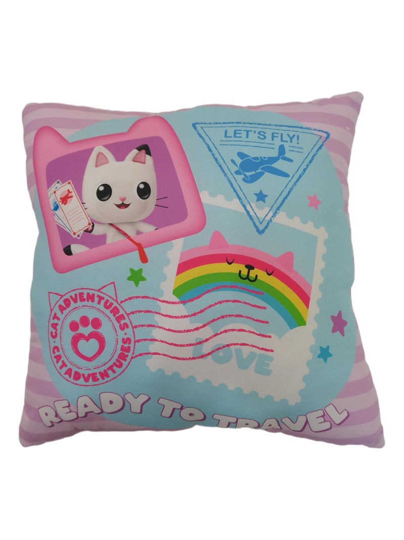 Coussin Décoratif Enfant Gabby et La Maison Magique Rose - Kiabi