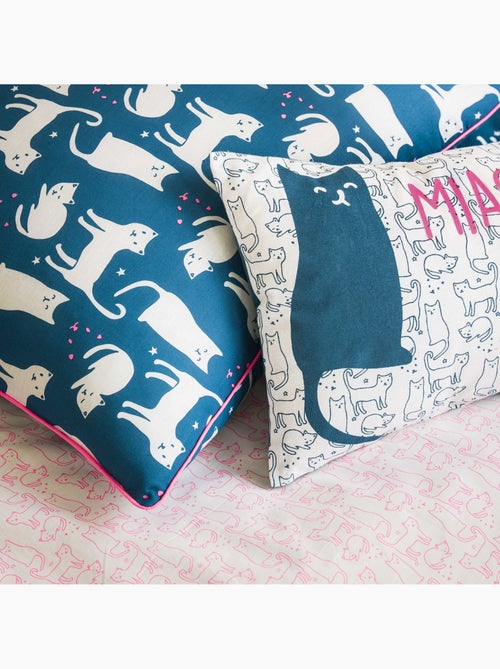 Coussin décoratif enfant MIAOU chat en coton 30 x 50 cm – Future Home - Kiabi Coussin décoratif enfant MIAOU chat en coton 30 x 50 cm – Future Home - Kiabi