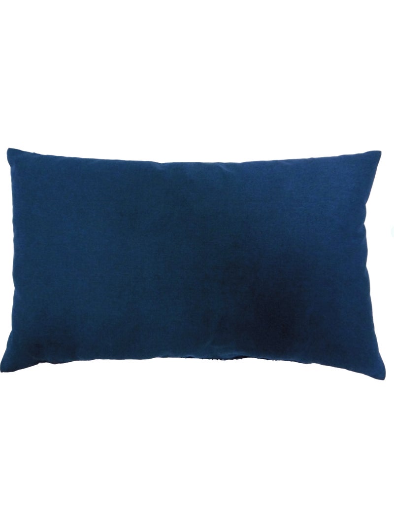 Coussin décoratif enfant MIAOU chat en coton 30 x 50 cm – Future Home Bleu Blanc Blanc - Kiabi
