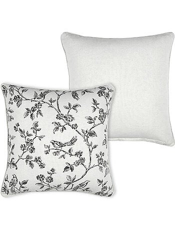 Coussin décoratif imprimé floral