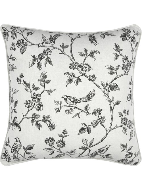 Coussin décoratif imprimé floral - Kiabi