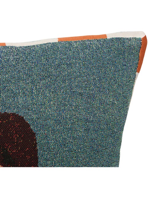 Coussin décoratif jacquard à motif portrait - Kiabi Coussin décoratif jacquard à motif portrait - Kiabi
