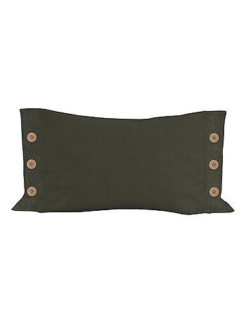 Coussin décoratif lin coton 32x50 cm LINO, par Soleil d'Ocre