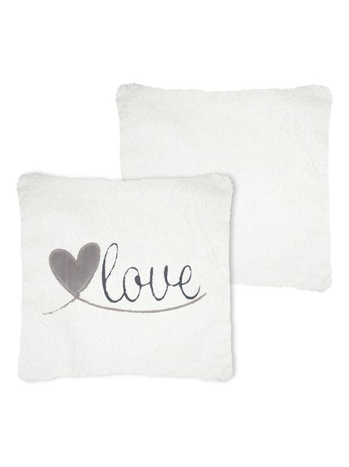 Coussin décoratif love - Kiabi
