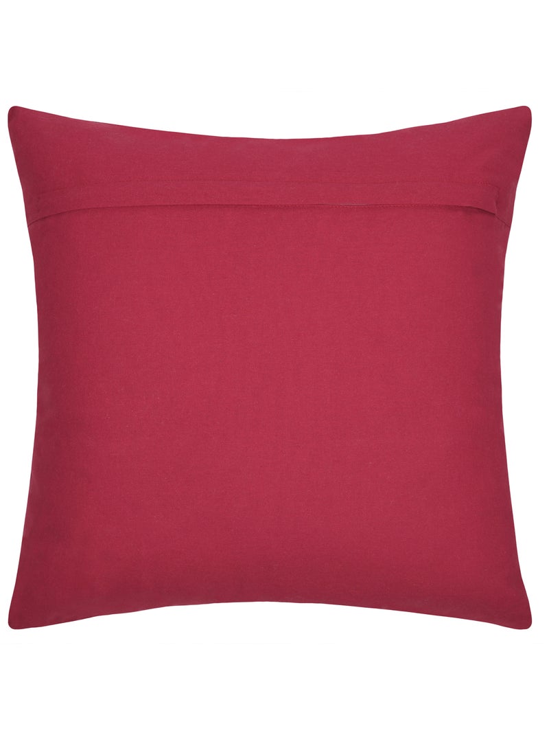 Coussin décoratif montagne ski en coton Gris - Kiabi