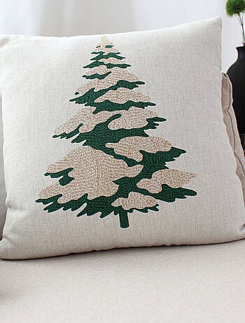 Coussin décoratif motif sapin