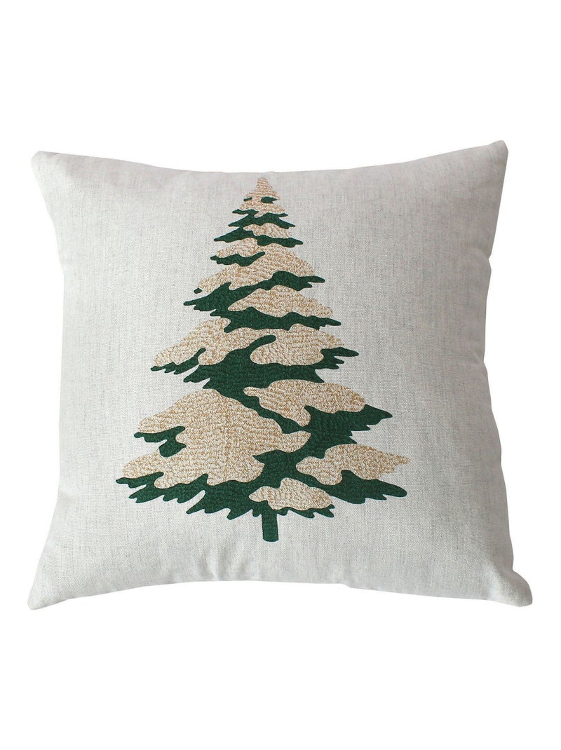 Coussin décoratif motif sapin Vert - Kiabi