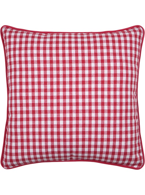 Coussin décoratif motif vichy en polycoton - Kiabi Coussin décoratif motif vichy en polycoton - Kiabi