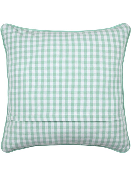 Coussin décoratif motif vichy en polycoton - Kiabi Coussin décoratif motif vichy en polycoton - Kiabi