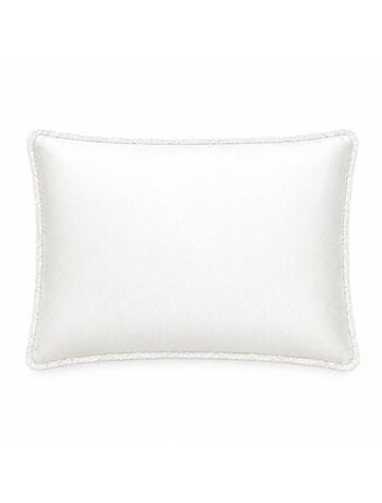 Coussin décoratif moucheté à texture bouclée et dos velours