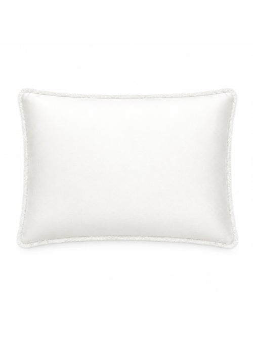 Coussin décoratif moucheté à texture bouclée et dos velours - Kiabi