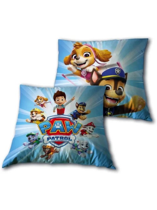 Coussin Décoratif Pat Patrouille Enfant 40x40 cm avec Ryder et Chase - Kiabi