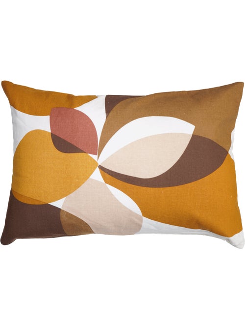 Coussin décoratif rectangulaire en polycoton imprimé géométrique - Kiabi Coussin décoratif rectangulaire en polycoton imprimé géométrique - Kiabi