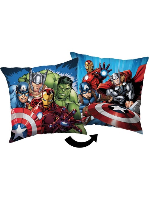 Coussin décoratif rembourré Avengers réversible polyester 40 x 40 cm AVENGERS - Kiabi