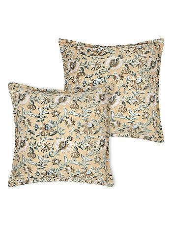 Coussin décoratif végétal graphique