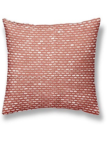 Coussin décoration coton imprimé bicolore DESERT CHIK