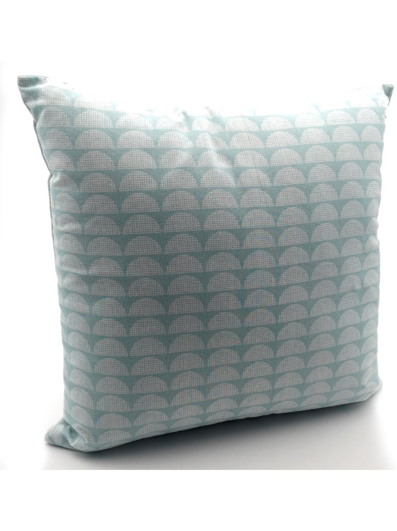 Coussin décoration coton imprimé TERRA ROSA Bleu - Kiabi