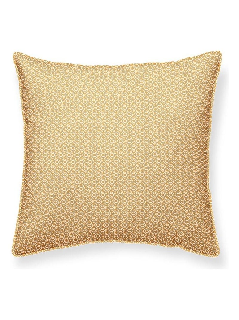Coussin décoration imprimé 'DESERT CHIK' 'TODAY' Jaune - Kiabi