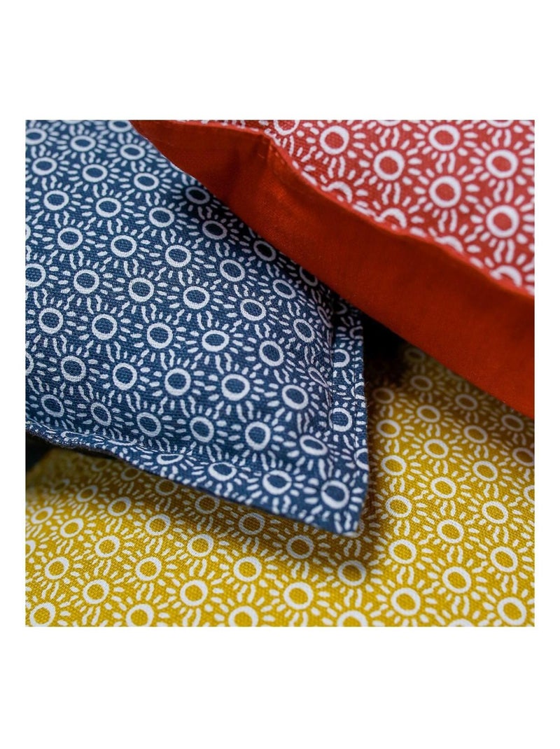 Coussin décoration imprimé 'DESERT CHIK' 'TODAY' Jaune - Kiabi