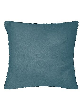 Coussin déhoussable - Effet imitation fourrure